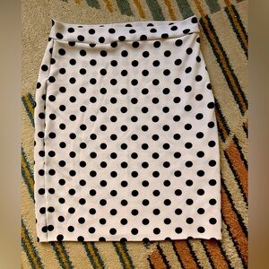 EUC Shelley Bee Polka Dot pencil skirt size L